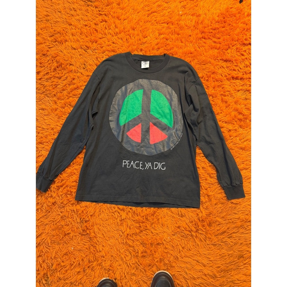 Vintage Forty Acres and a Mule Spike Lee Peace Ya Dig Long Sleeve Shirt Mens XL